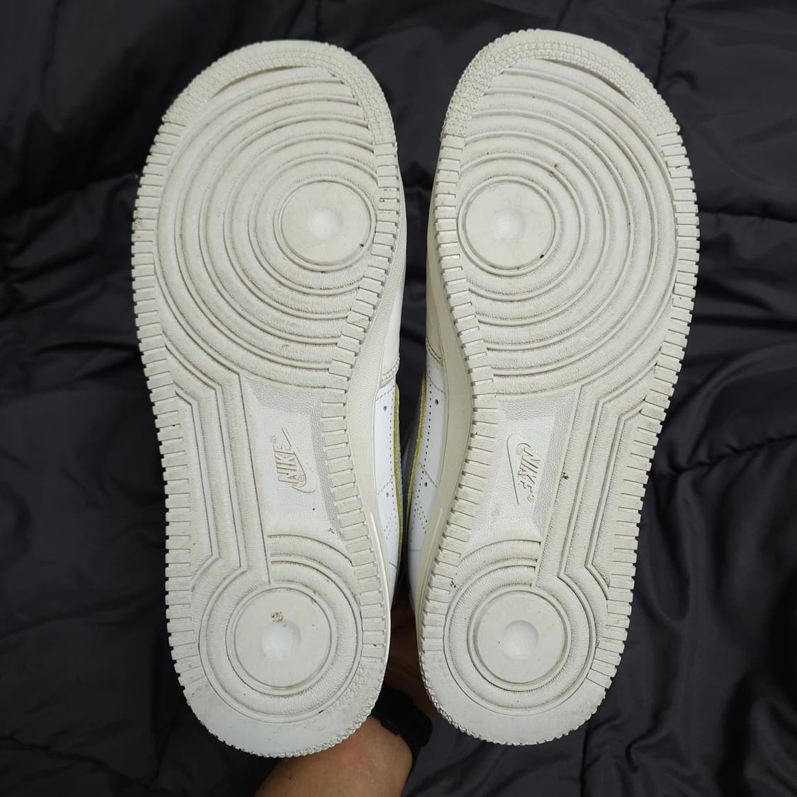 260 ) 나이키 에어포스1 하이 흰/회색 상품이미지6