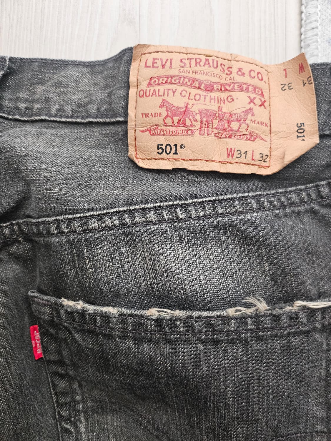 리바이스 501 데님팬츠 상품이미지6