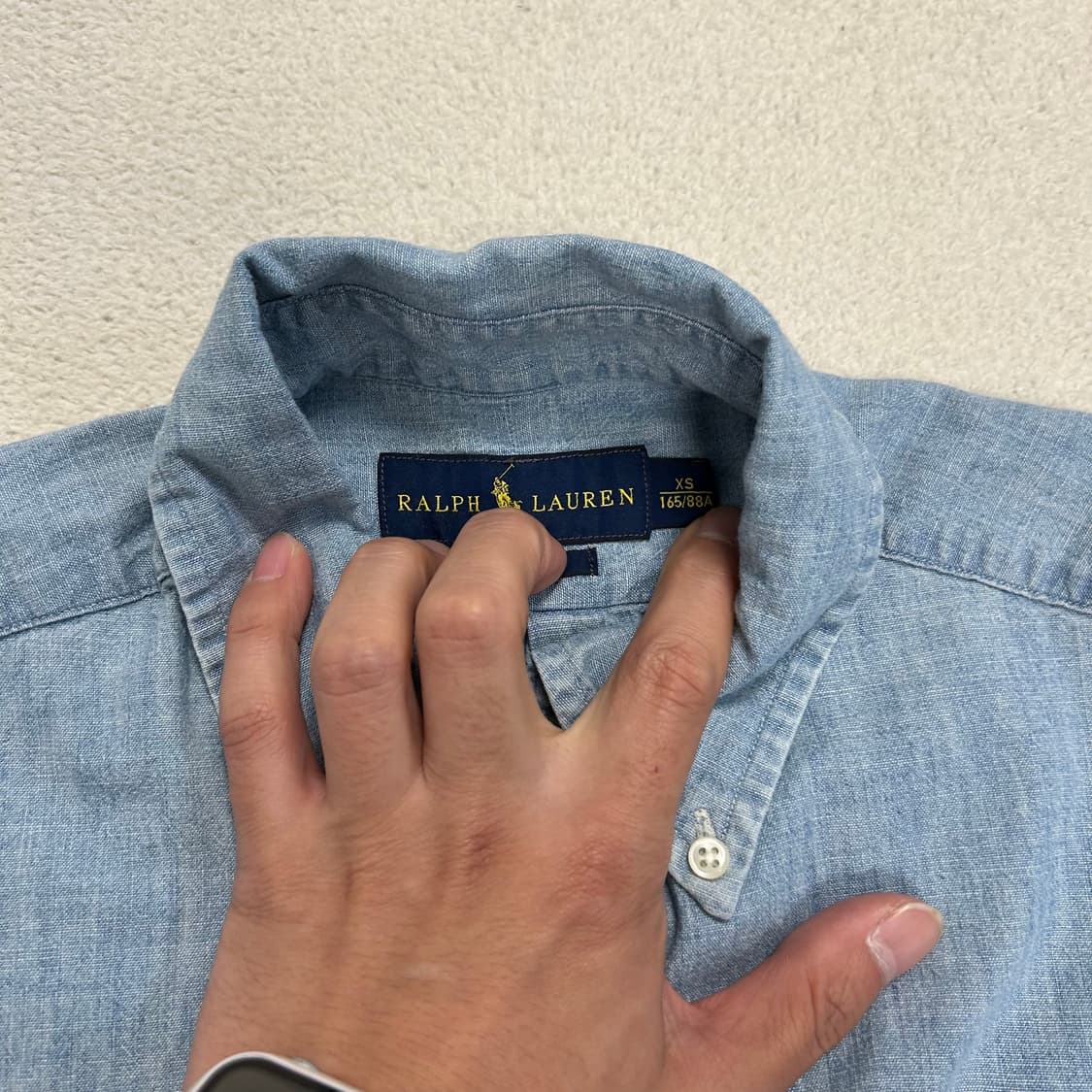 폴로 데님셔츠 상품이미지3