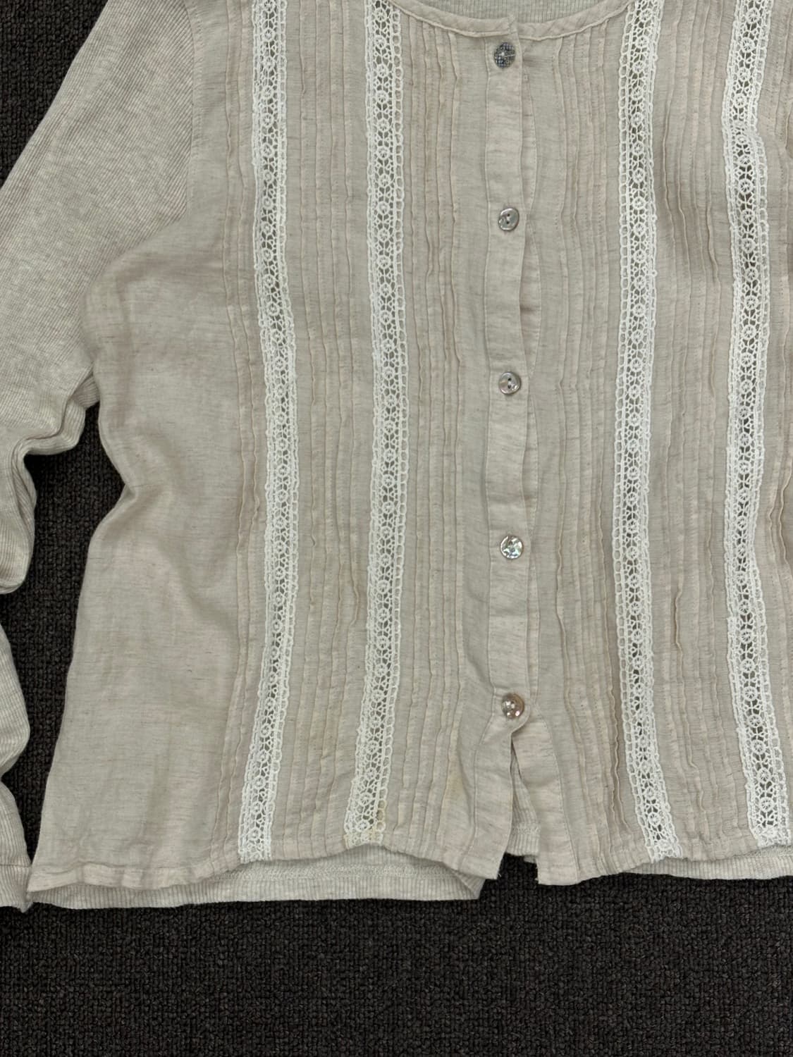 OS)Japanese vintage 여성 레이스 모리 롱슬리브 상품이미지4