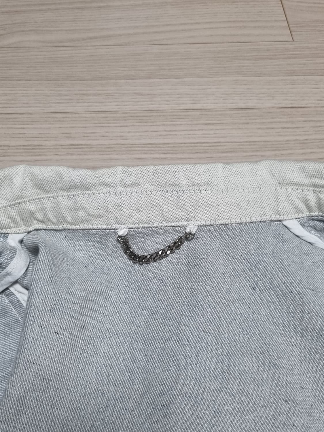 솔리드옴므 크롭 데님 자켓 상품이미지3