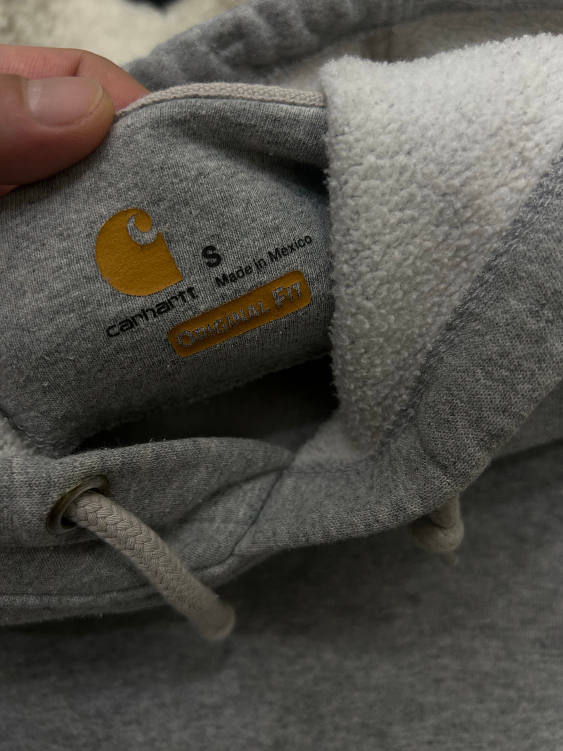 [S]칼하트 미드웨이트 후드/헤더그레이 상품이미지6