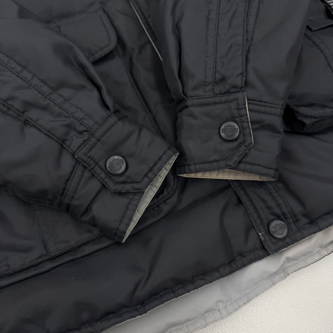 할리데이비슨 리버시블 빅로고 구스다운 패딩 상품이미지5