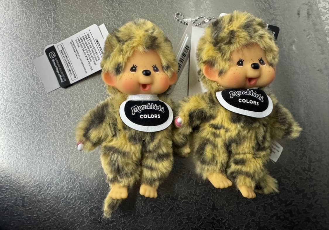 정품 몬치치 레오파드 키링 인형 상품이미지1