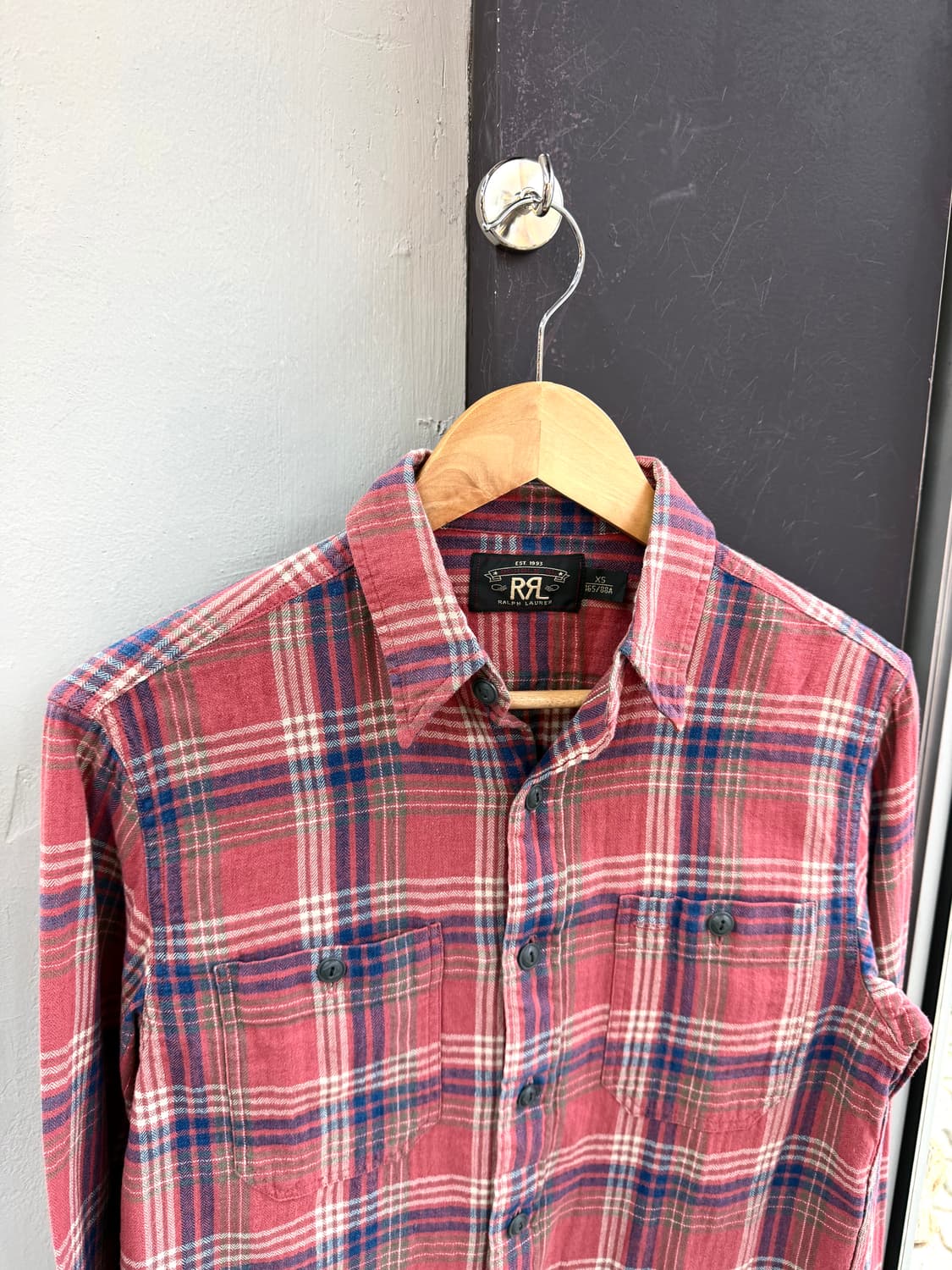 XS/ RRL 더블알엘 체크 마 셔츠 자켓 상품이미지3