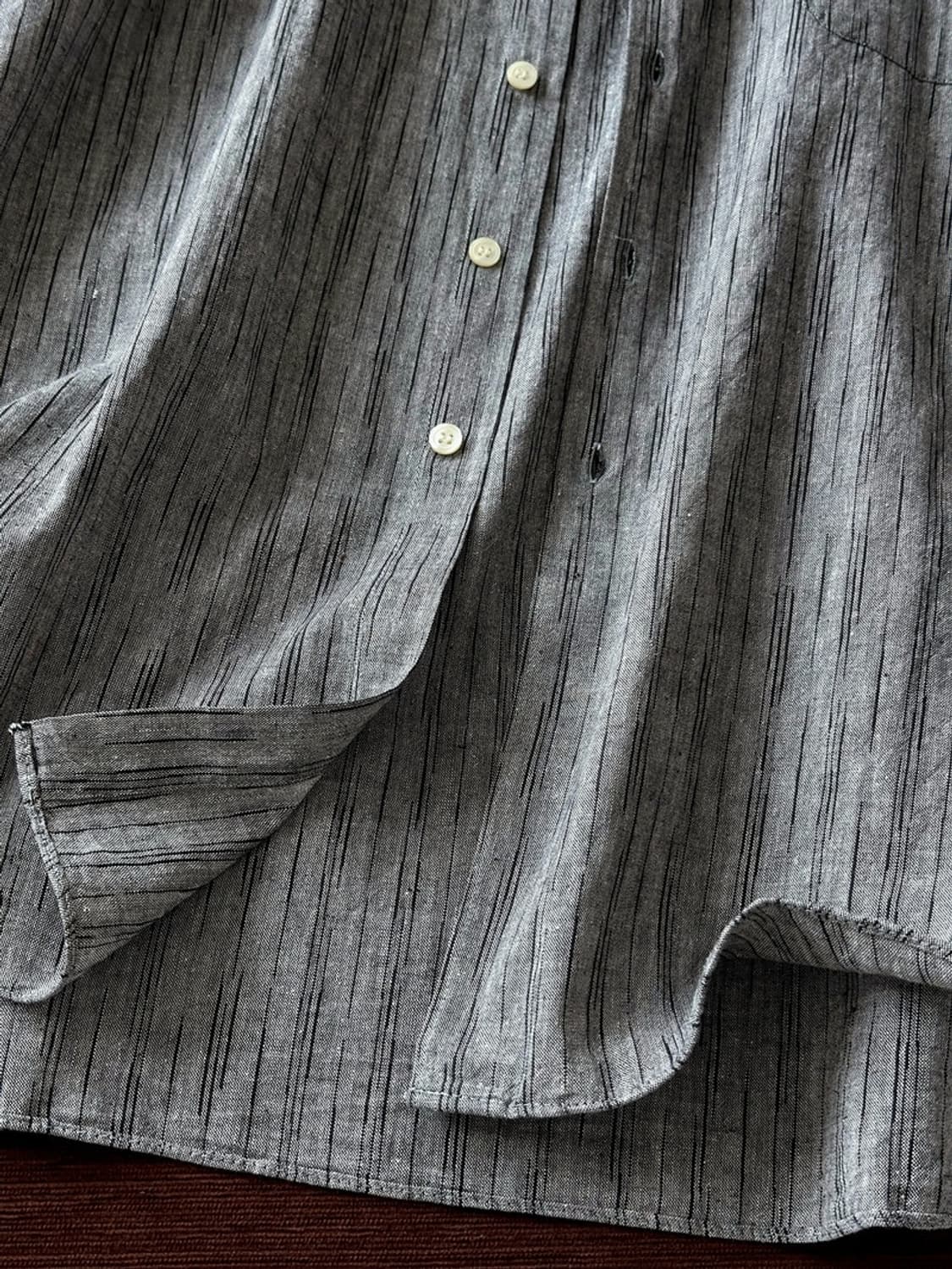 Design pattern cotton H/S shirt 상품이미지3