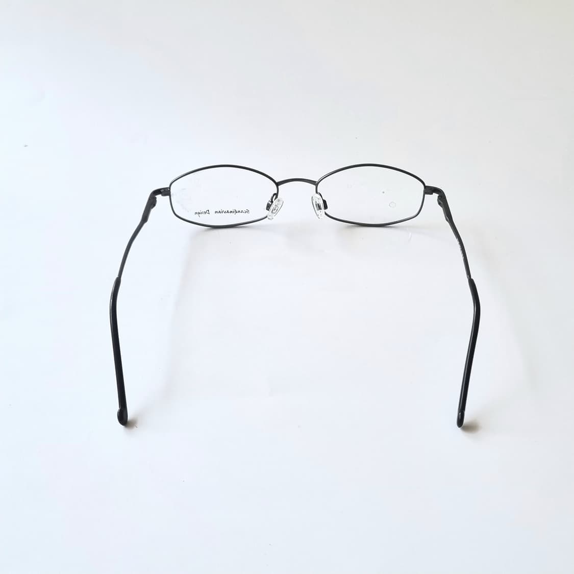 데드스탁 스칸디나비안 디자인 지적인 무드 다크 건메탈 헥사곤 안경 768 상품이미지5