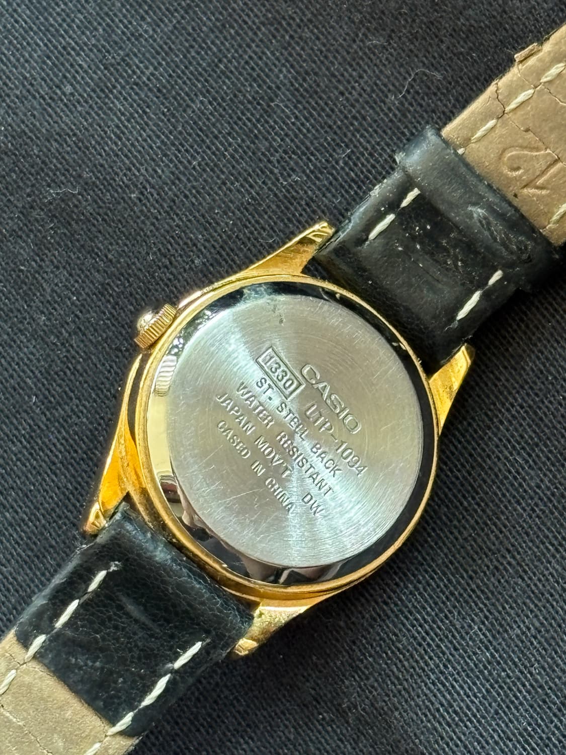 vintage casio leather band watch 상품이미지7