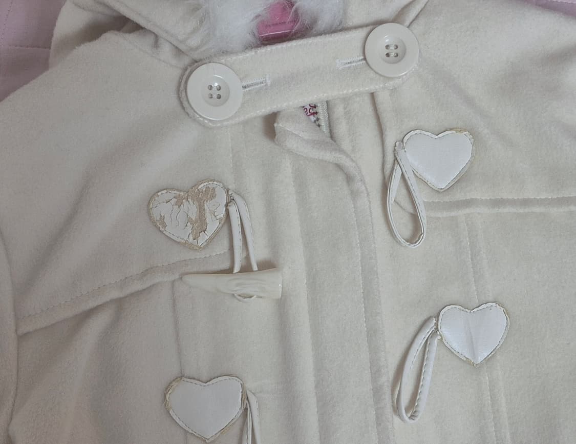 일브 아이보리 하트코트 떡코 상품이미지2