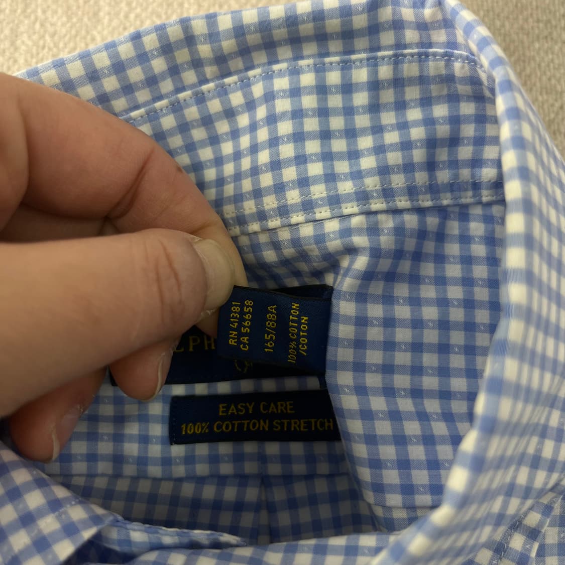 100 폴로랄프로렌 체크 코튼 셔츠  상품이미지5