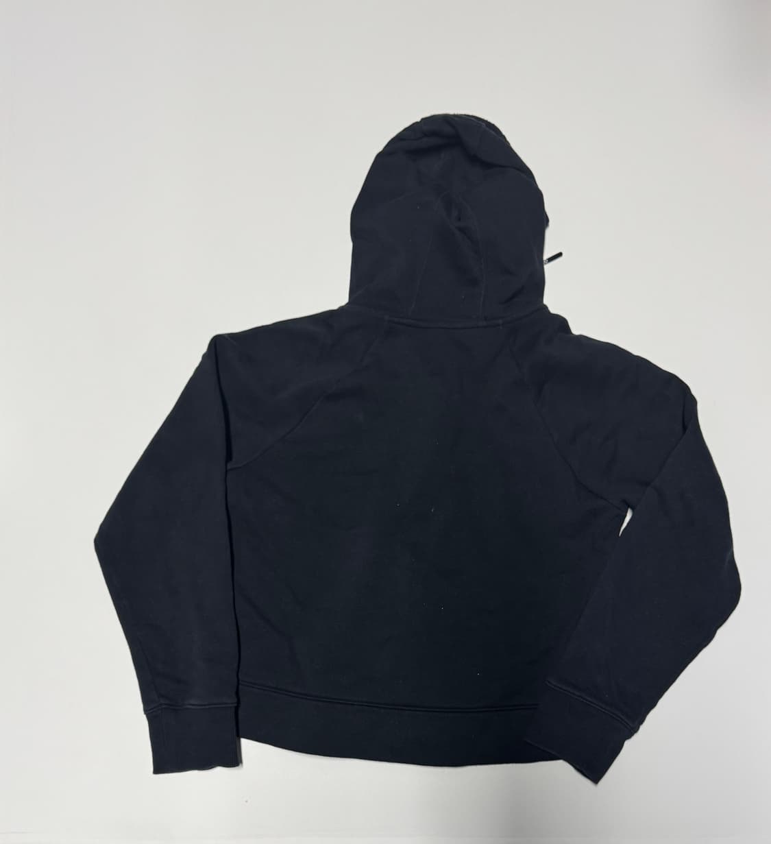 여성 언더아머 기모 크롭 트레이닝 후드집업 블랙 상품이미지2