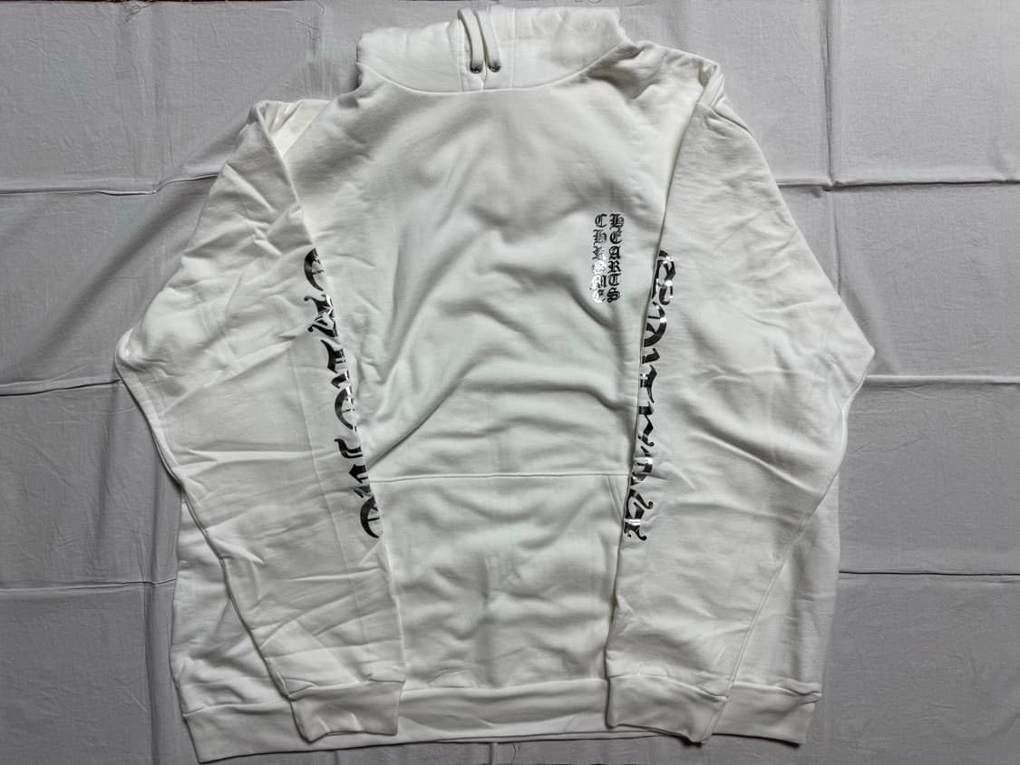 크롬하츠 호일 후디 화이트 Chrome Hearts foil hoodie 상품이미지3