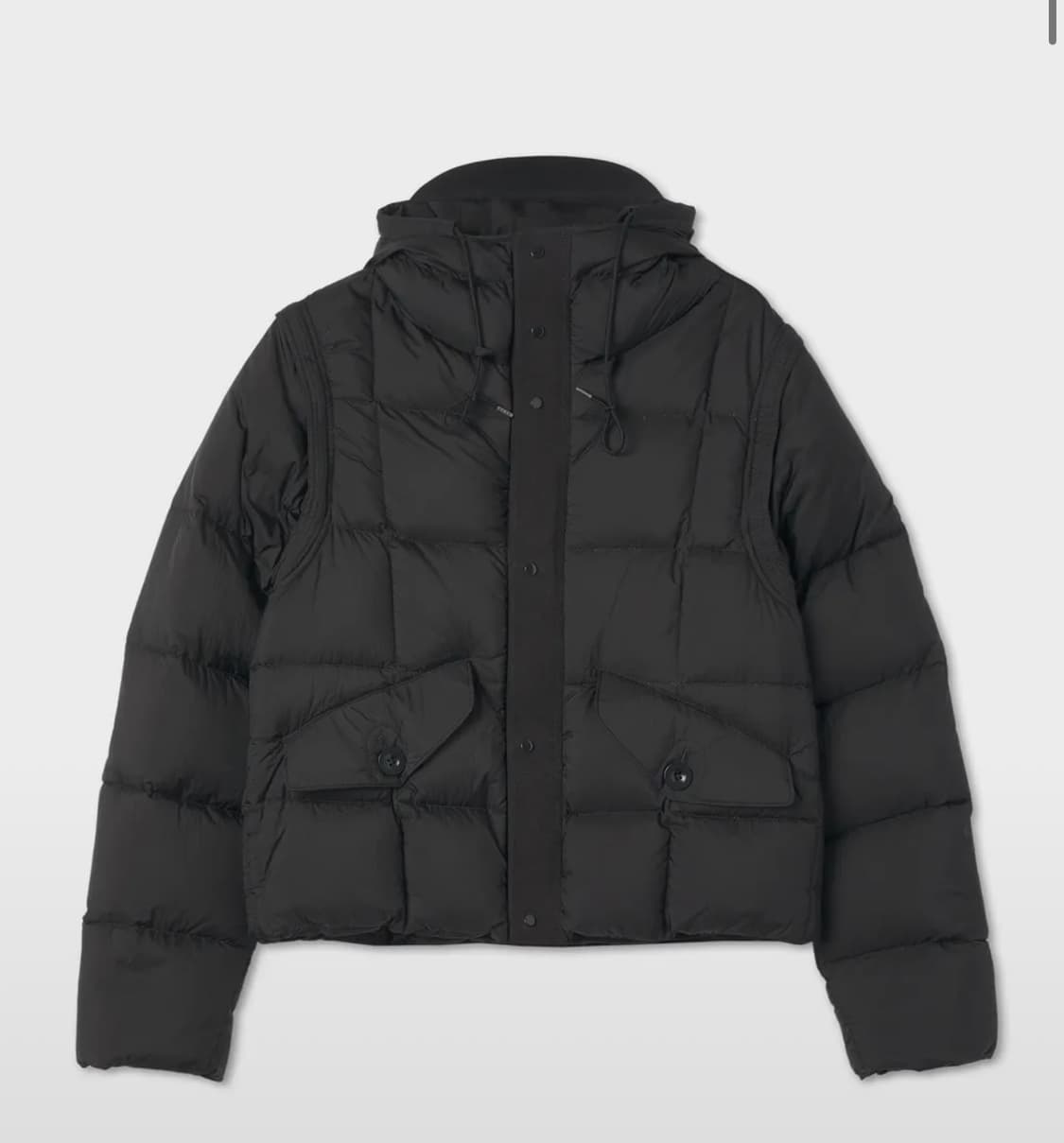 허리케인 콤보 다운 아노락 패딩 (베스트 탈부착가능) 52 XL 상품이미지1