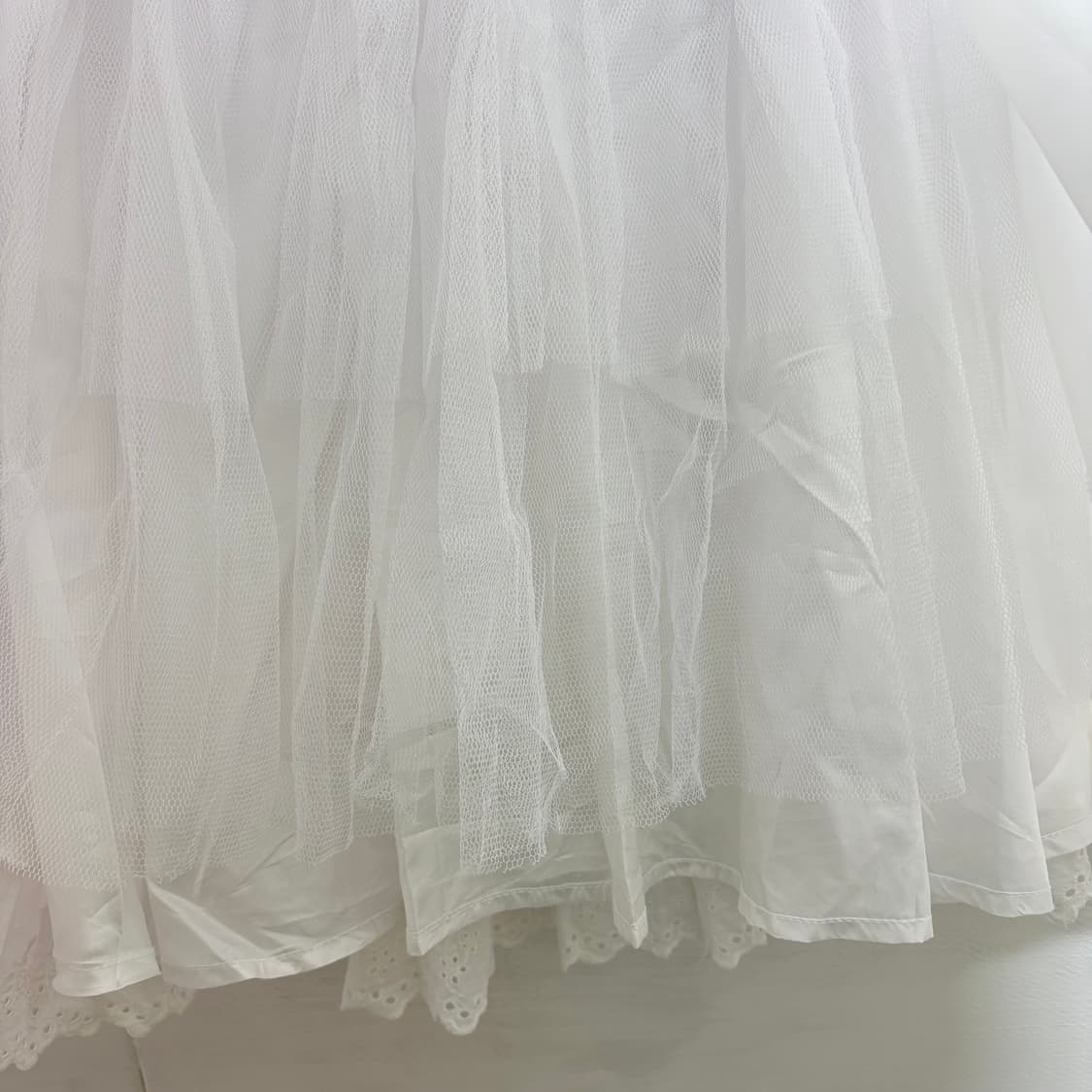 화이트 레이스 튜튜 스커트 (JPN) 상품이미지4