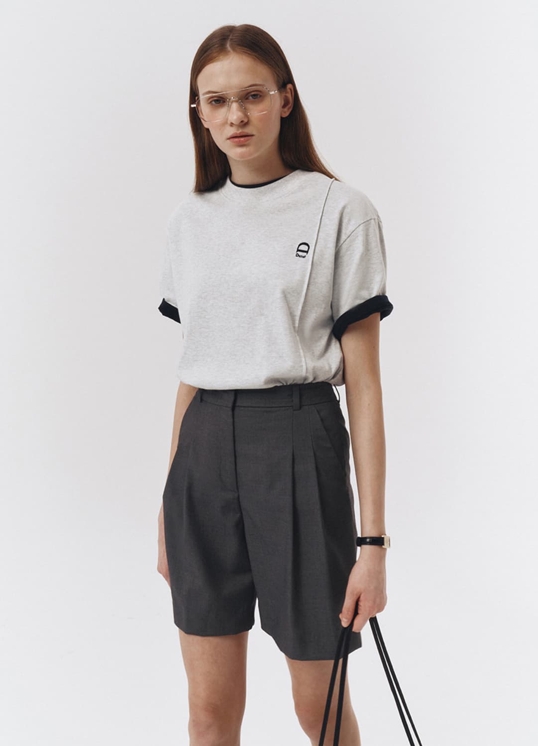[던스트포우먼] 클래식 버뮤다 쇼츠 (CHARCOAL GREY) 상품이미지2