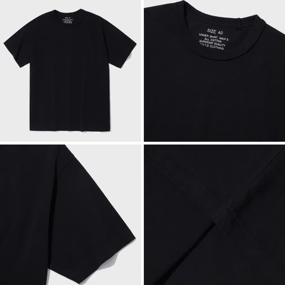 [정품] OUTSTANDING 아웃스탠딩 크루넥 반팔티 2종세트(새제품) 상품이미지8