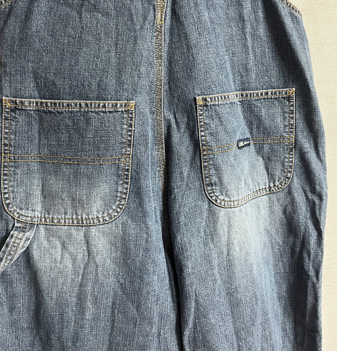 유니온베이 데님 와이드팬츠 오버롤 점프수트 M 상품이미지9