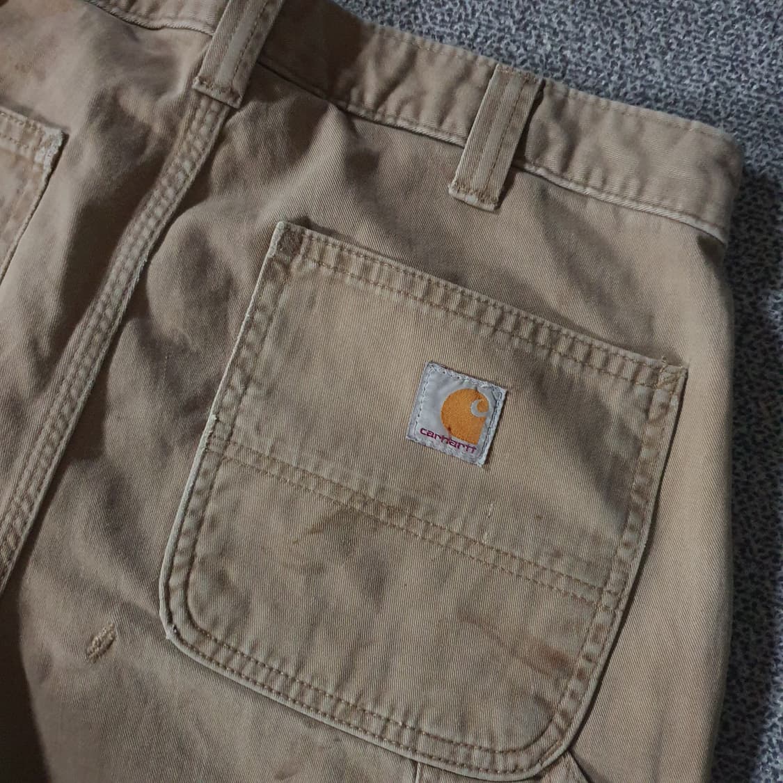 칼하트  릴렉스드 핏 트윌 던거리 워크 팬츠 no.76 상품이미지10