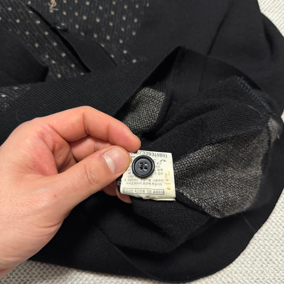 YSL 입생로랑 패턴 가디건 상품이미지5