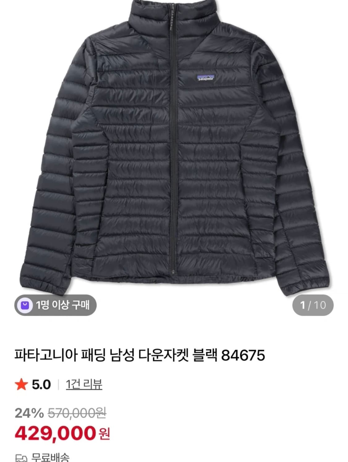 파타고니아 경량패딩 [M100] 상품이미지2