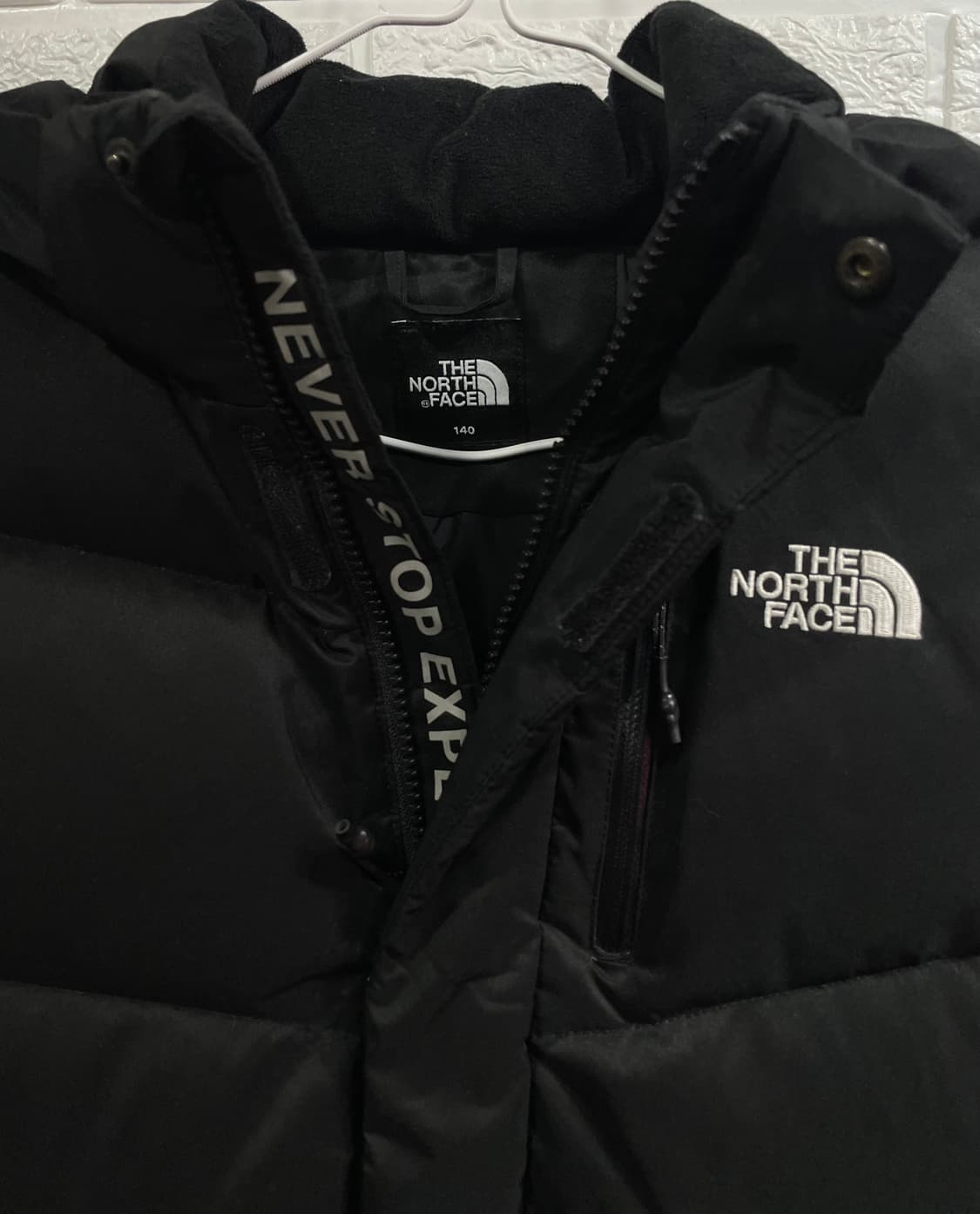 정품 노스페이스 오리털 아동패딩 140 키즈패딩 패딩9세-10세 상품이미지3