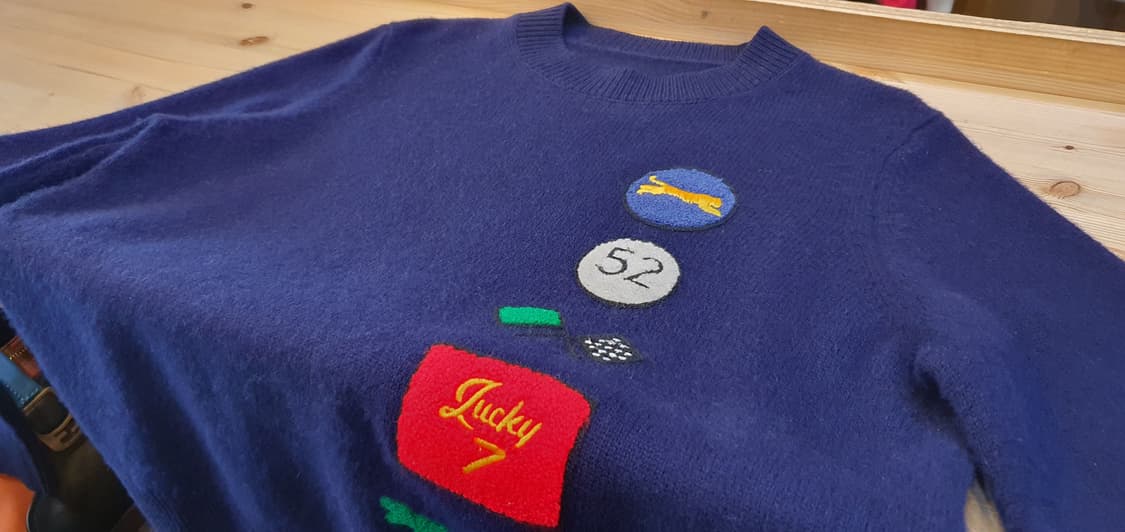 66.Cashmere 패치 니트 상품이미지3