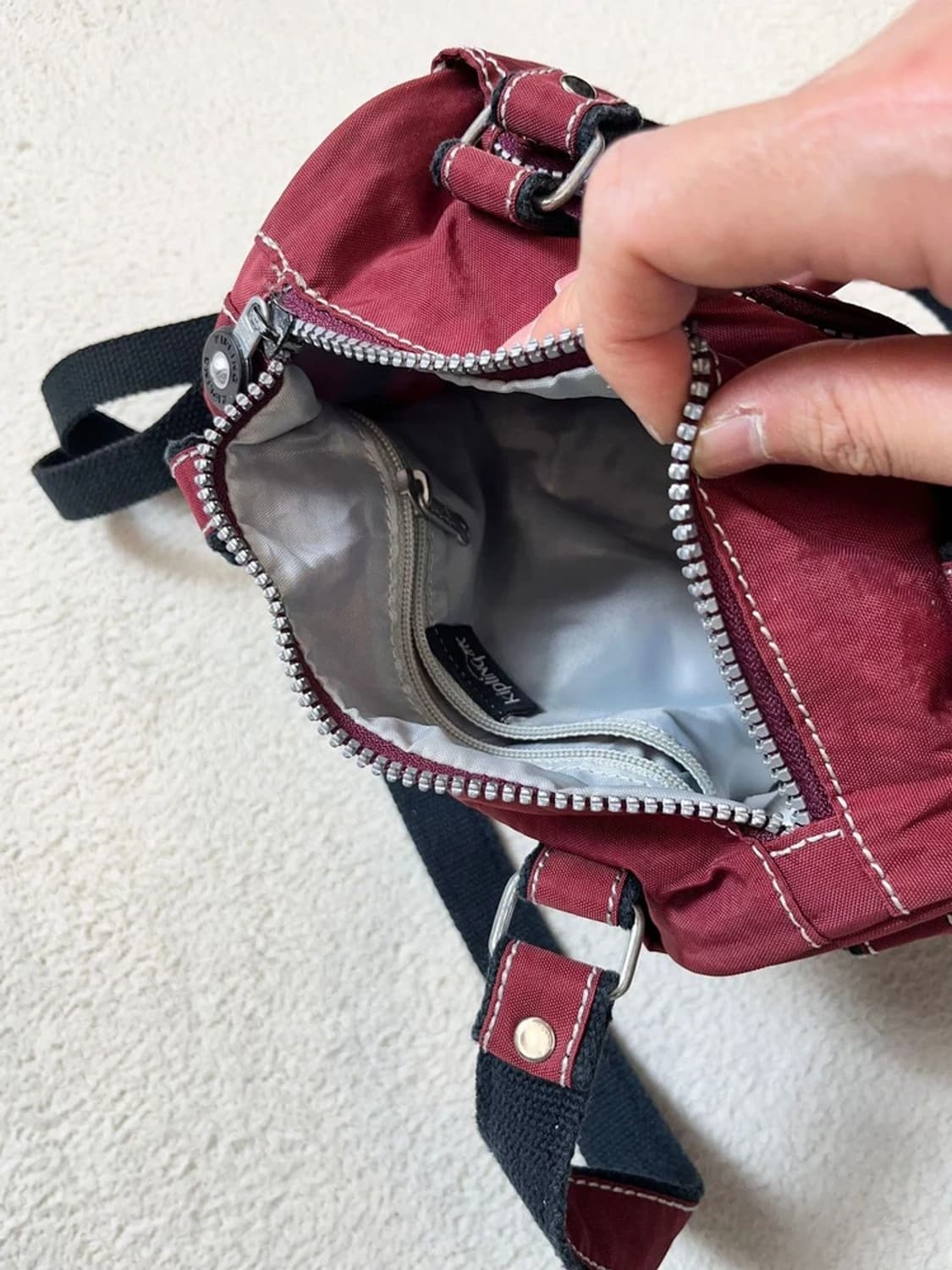 키플링 00's Y2K 원통 숄더백 A1805 상품이미지8