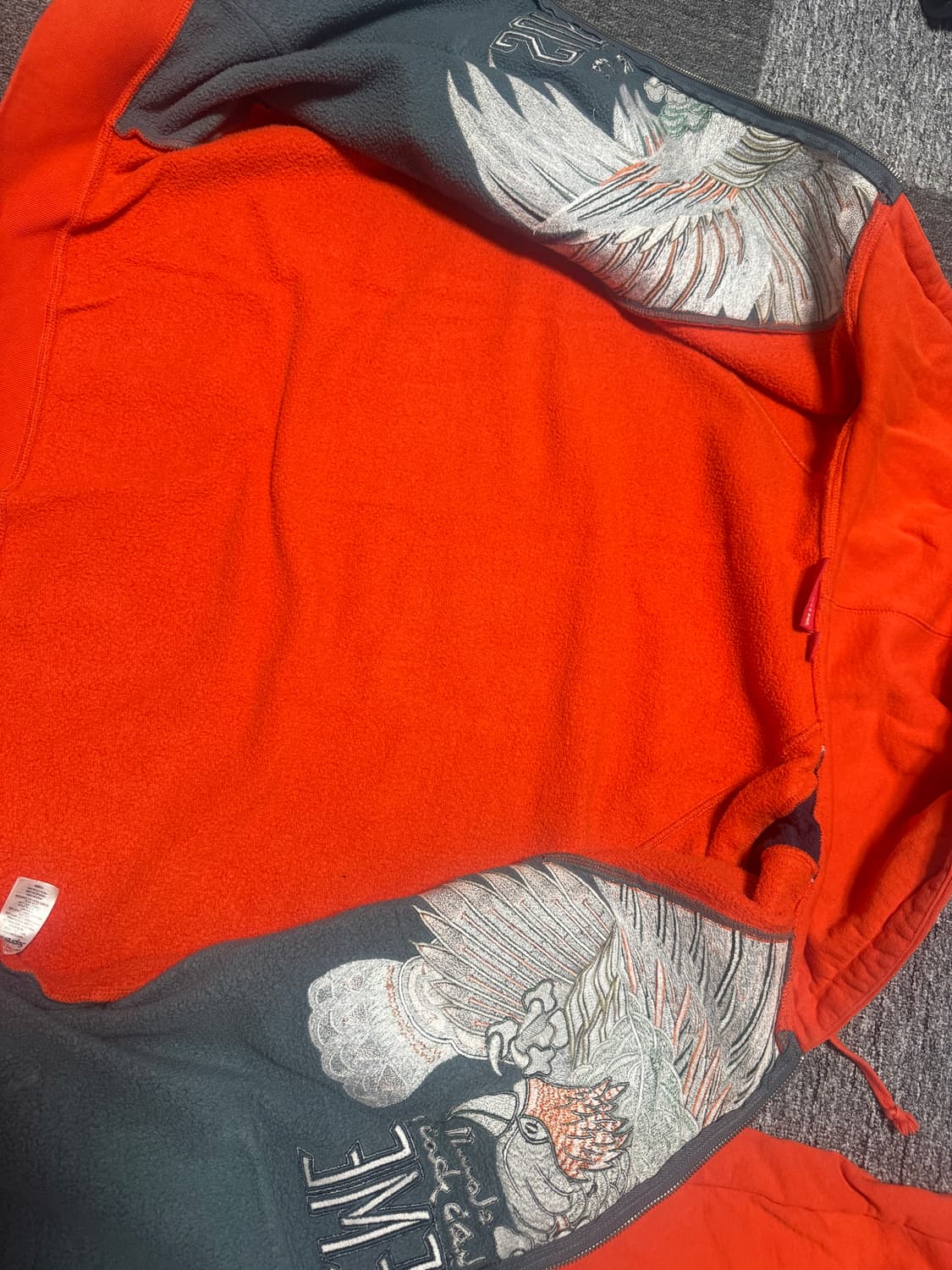 슈프림 23SS 팔콘 후드집업 오렌지 L 상품이미지4