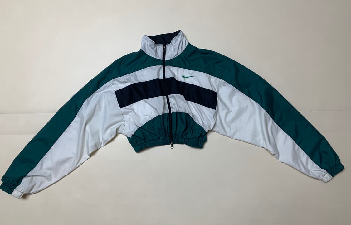 [L] 나이키 90s 올드스쿨 빈티지 바람막이 그린라인 상품이미지2