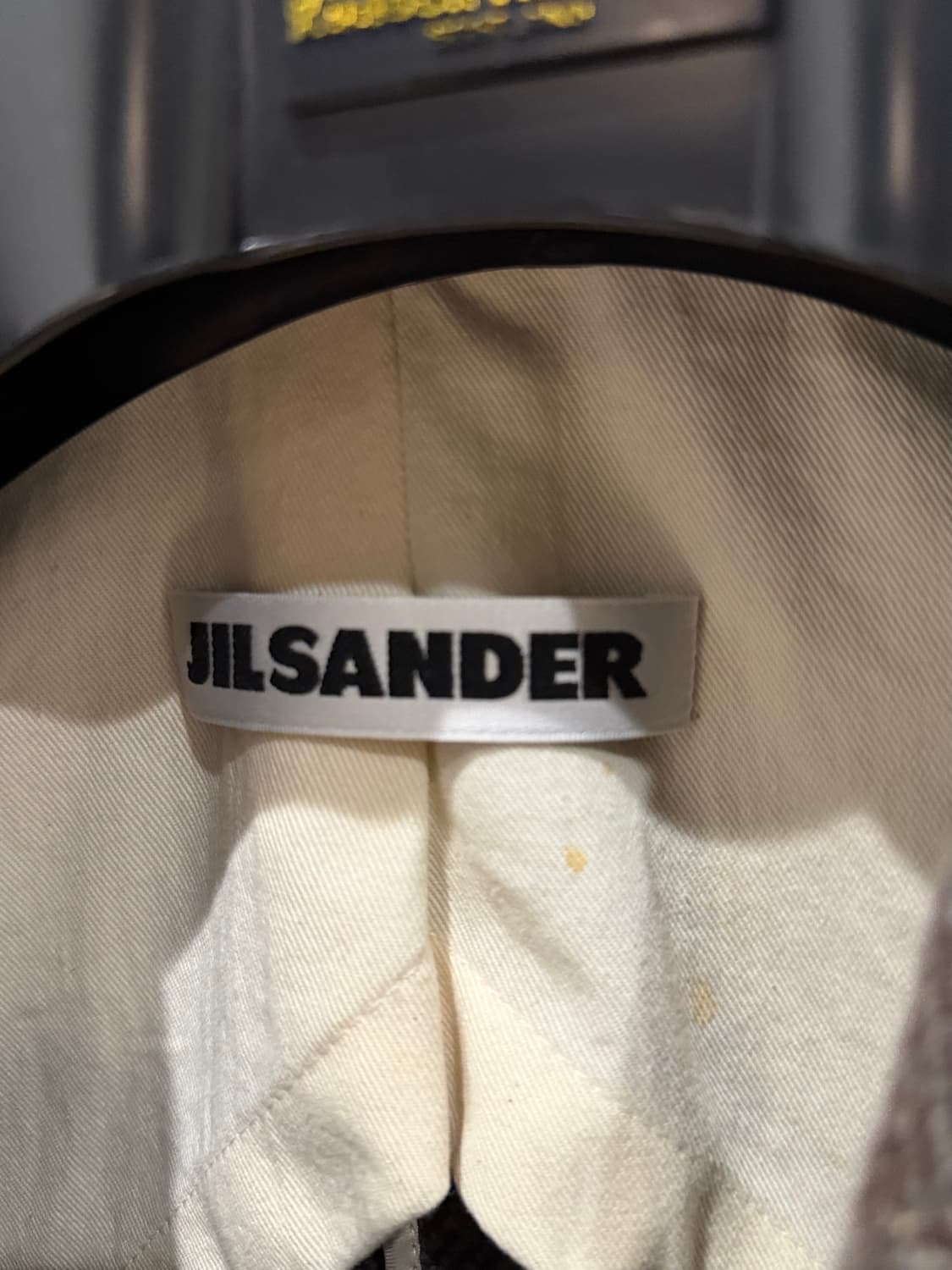 [38IT=44-55] 질샌더 캐시미어 헤링본 코트 상품이미지5