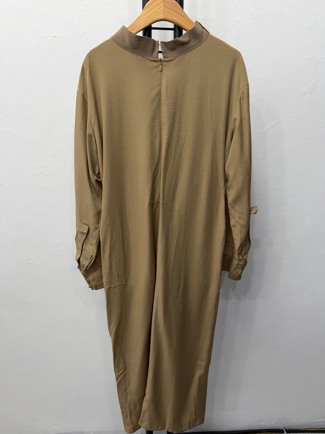 정품) 랑방 한섬 셔링 롱 원피스 82 상품이미지5