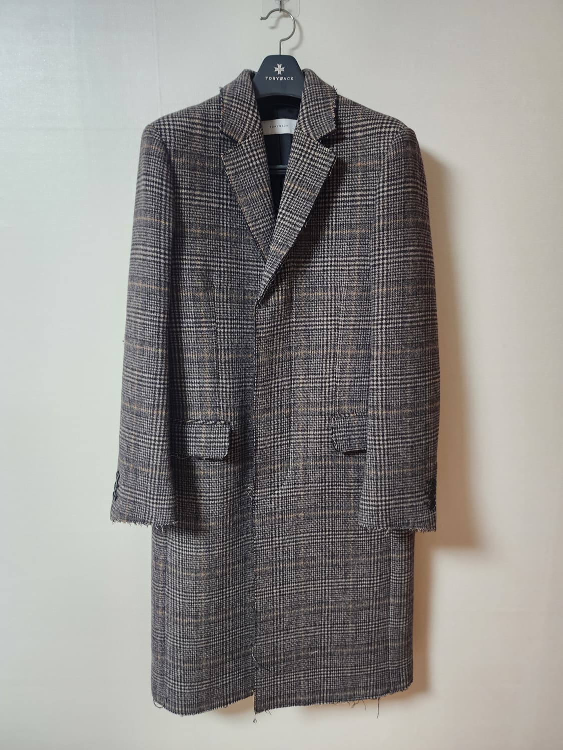 토니웩 체크 컷팅코트 L 상품이미지1