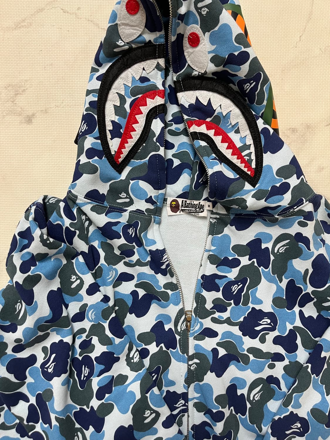 베이프 샤크후드집업 카모 상품이미지2