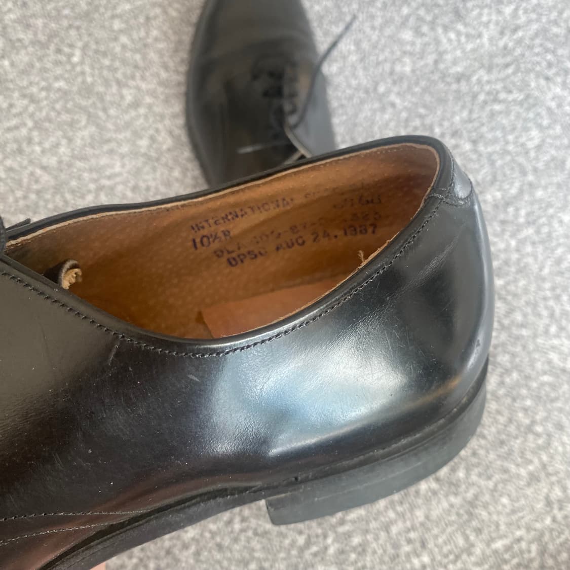 1987 US10.5R 서비스슈즈 미해군단화 인터네셔널 상품이미지8