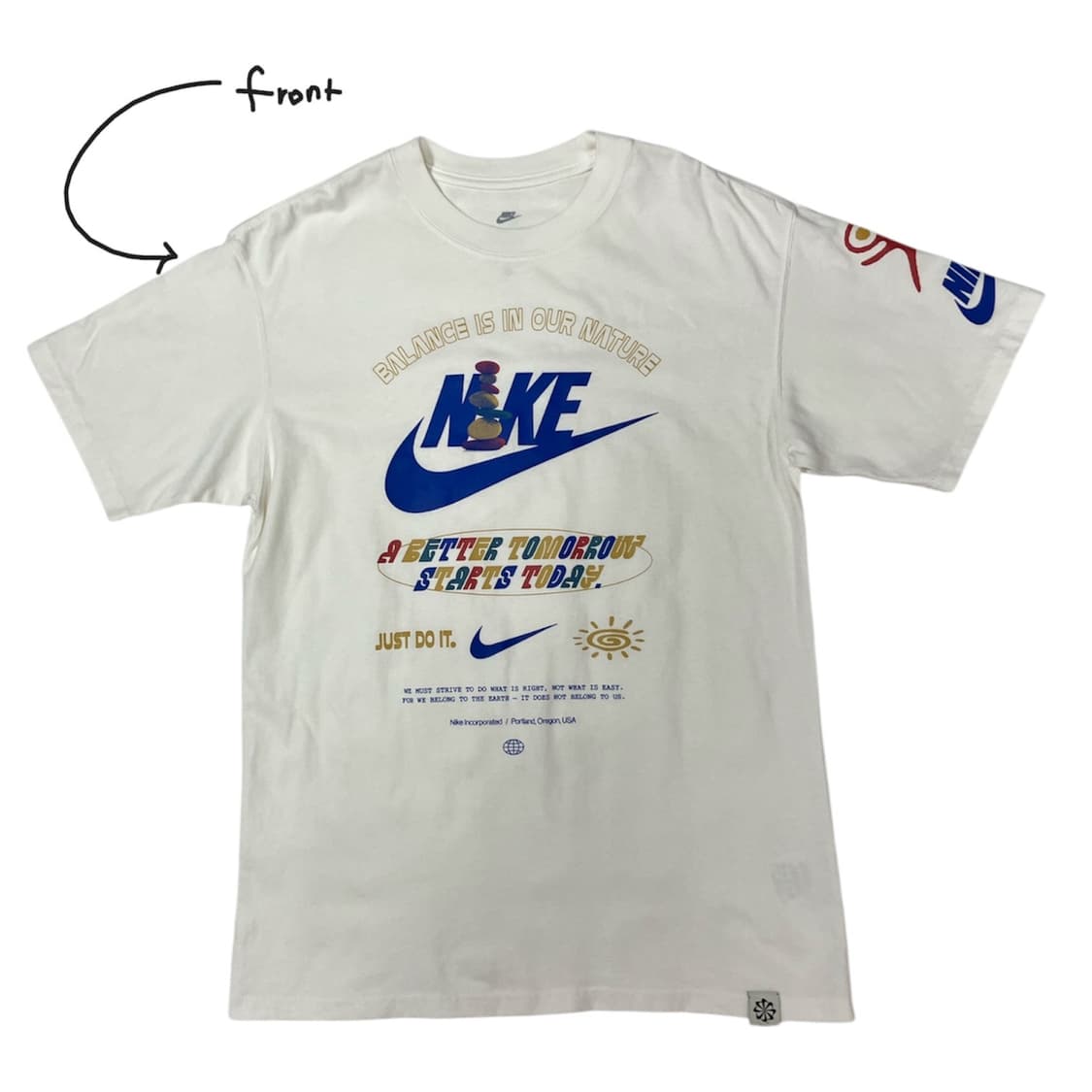 나이키 루즈핏 반팔 티셔츠 S 상품이미지1