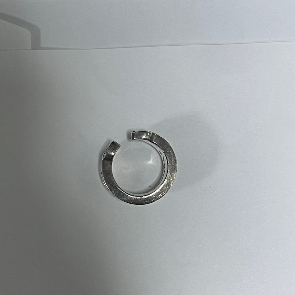 [6.5]크롬하츠 스크롤라벨링 말발굽링 L 상품이미지2