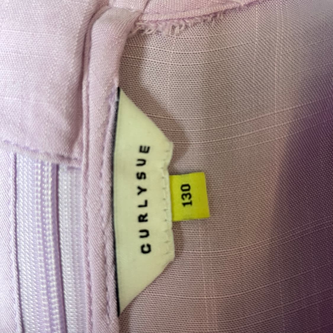 컬리수 키즈 연보라 플라워 펀칭 롱 원피스 130 상품이미지4