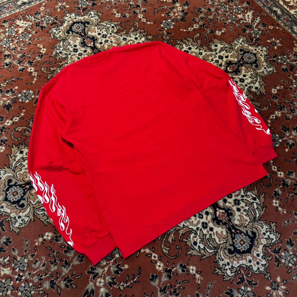 할리데이비슨 플레임 롱슬리브 (M) 레드 상품이미지5