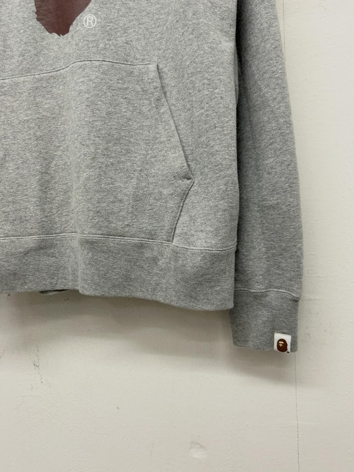 베이프 A Bathing Ape 그레이 후드티 상품이미지4