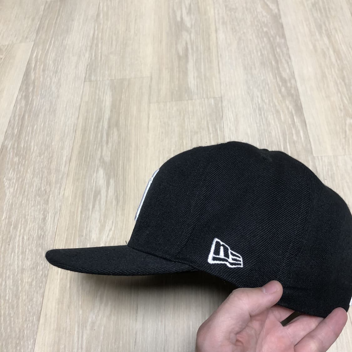 (7 1/4 (57.7cm) 뉴에라 59FIFTY 뉴욕 양키즈 블랙 캡 상품이미지10