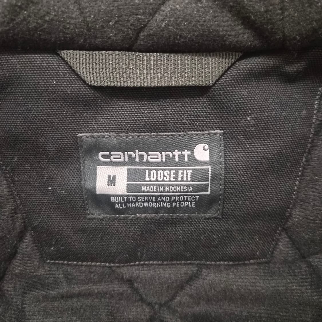 칼하트 남성 루즈핏 덕 액티브 자켓 M 블랙 상품이미지2