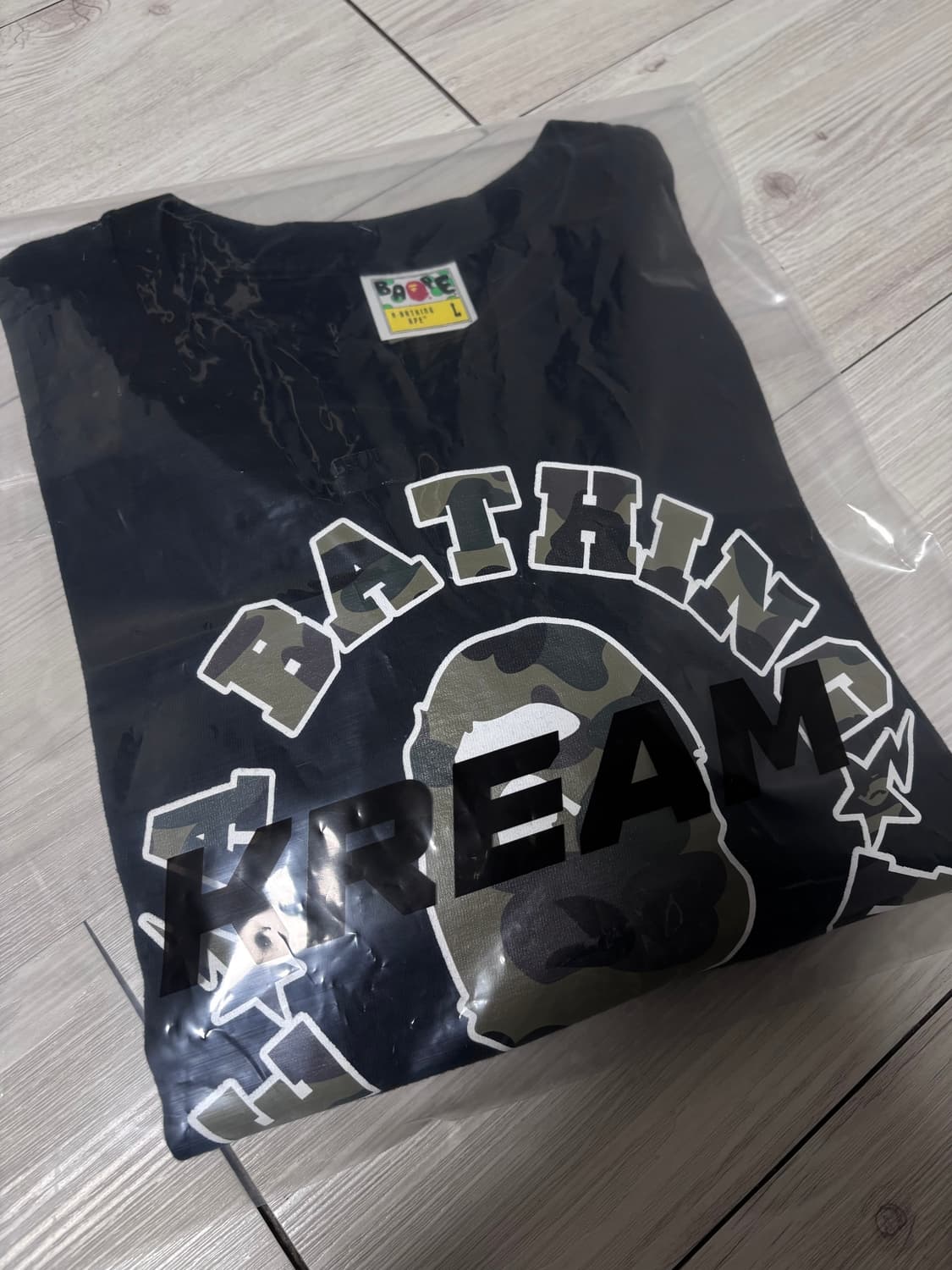 [정품] 베이프 빅션 카모 롱슬리브 L 상품이미지6