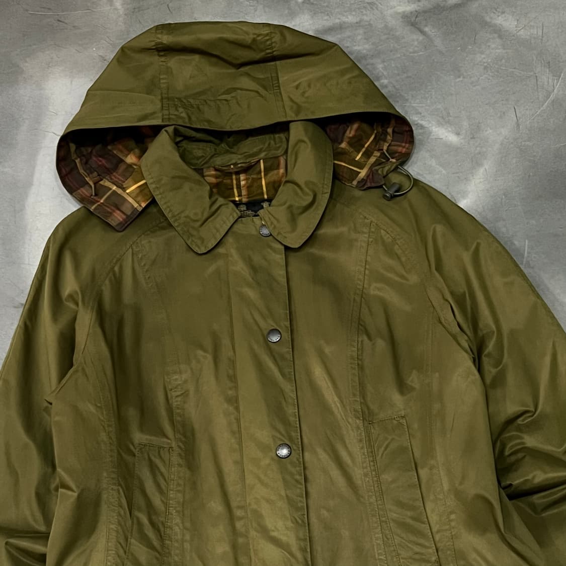  바버 야상 후드 자켓 y14590 상품이미지3