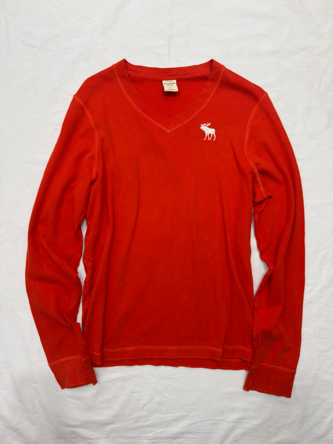 abercrombie&fitch orange longsleeve 상품이미지3