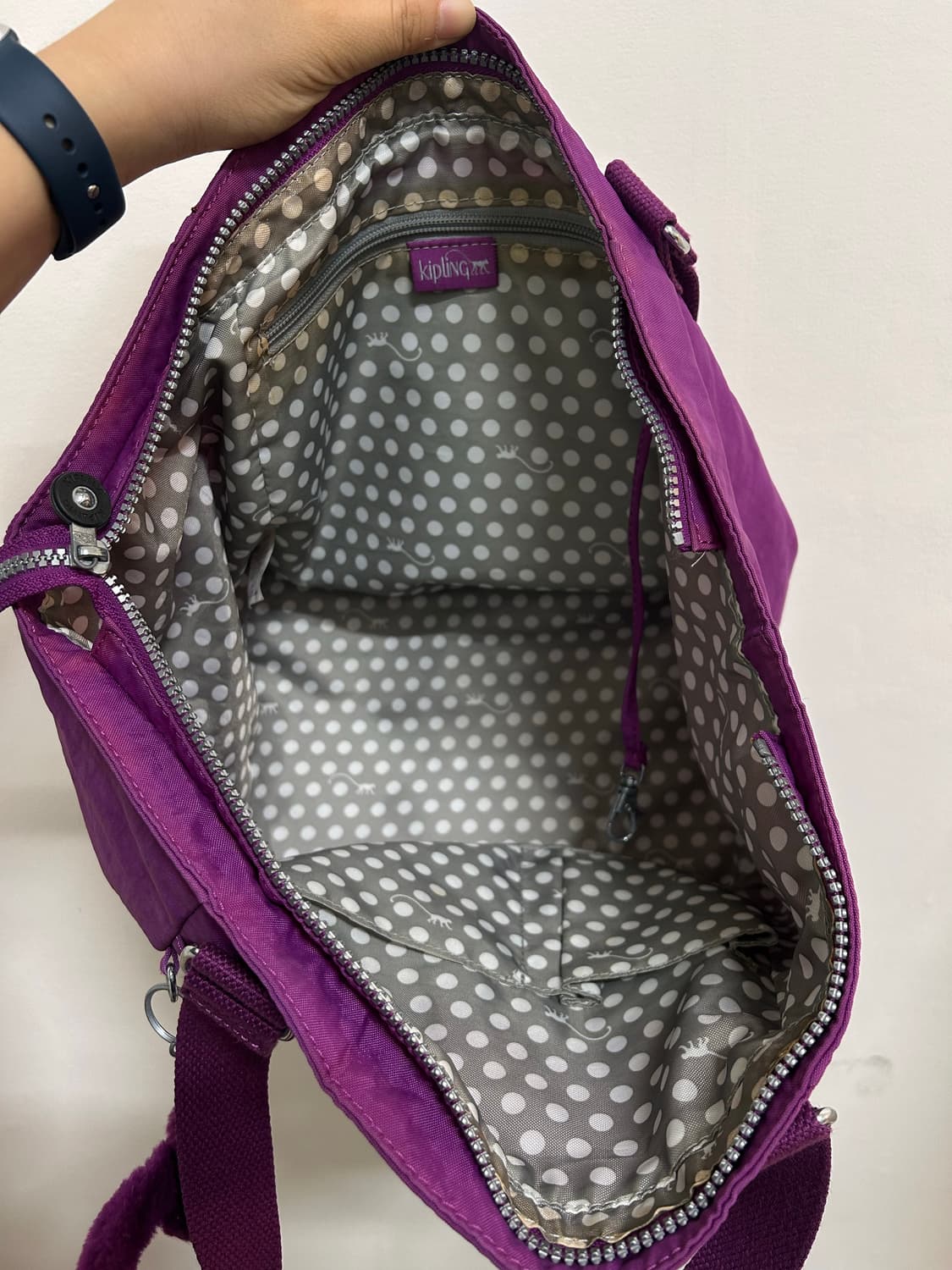 키플링 보라색 토트백 상품이미지5