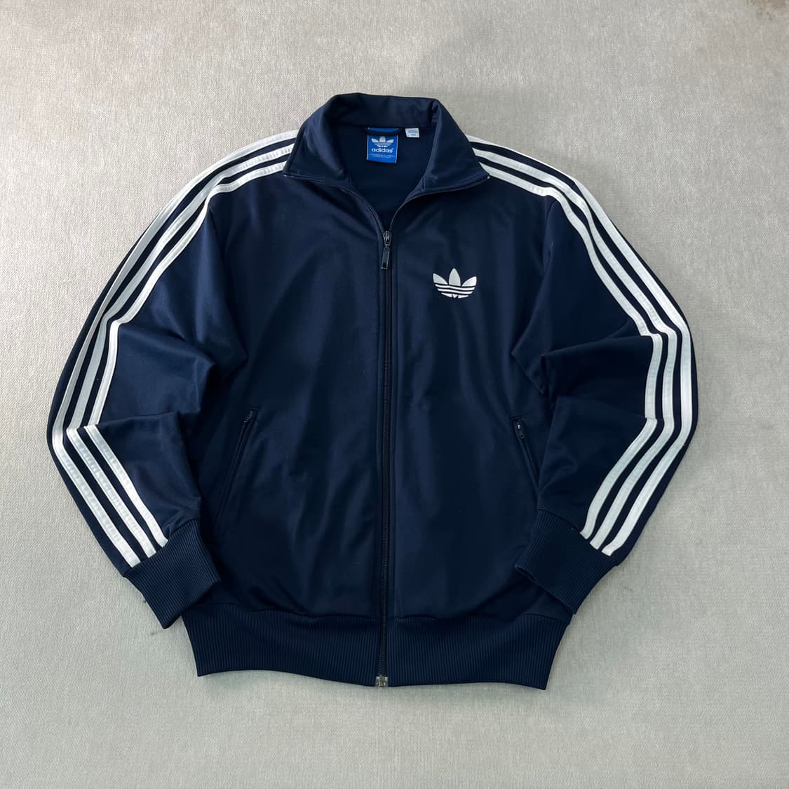 100 아디다스 파이어버드 네이비 트랙탑 져지 상품이미지1