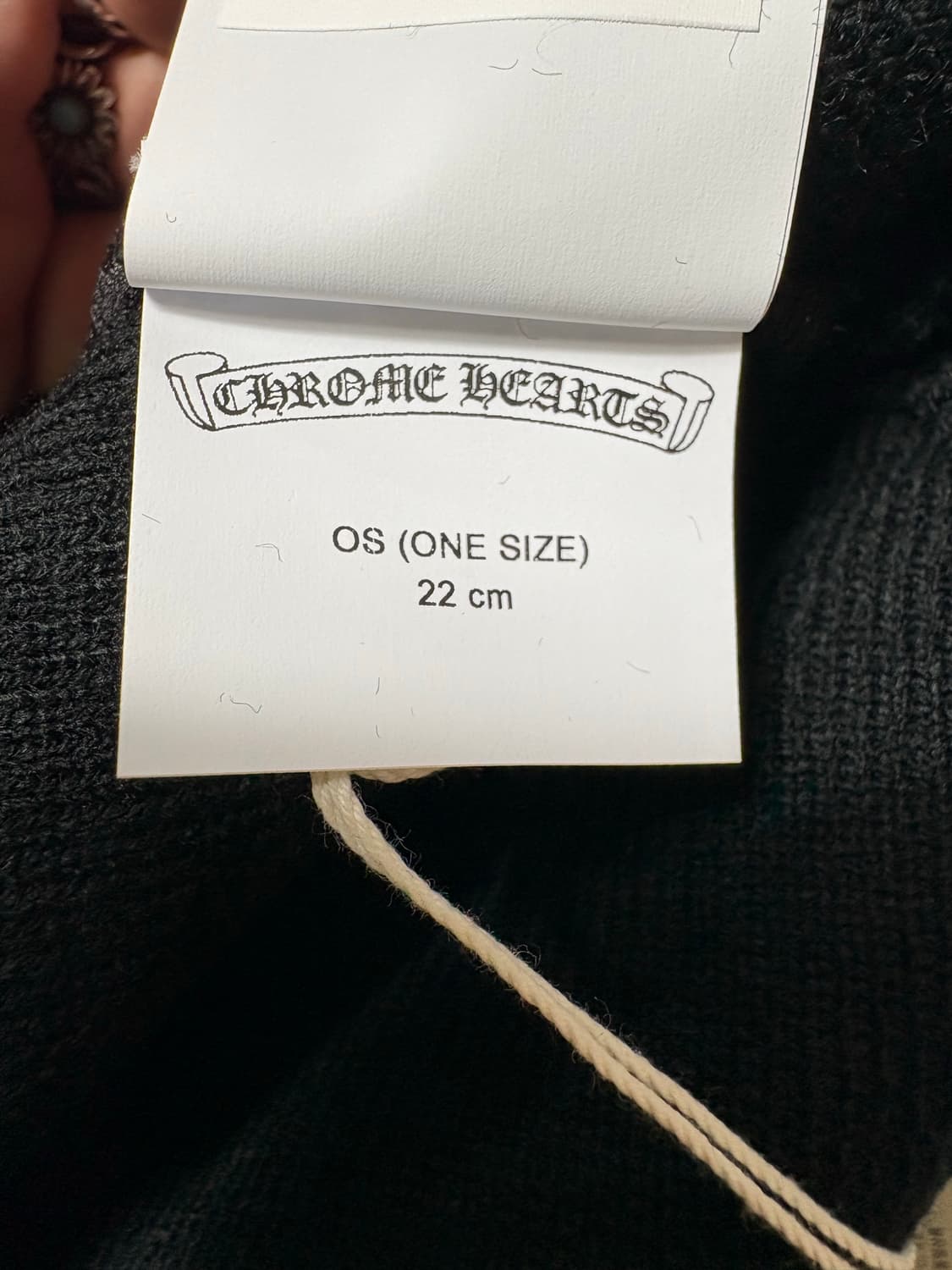 크롬하츠 워치 캡 비니 블랙 상품이미지7