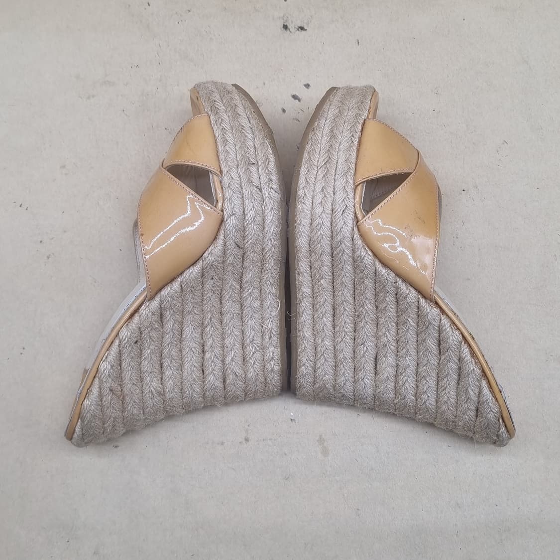 지미추 웨지힐 샌들 35 210  굽13 상품이미지5