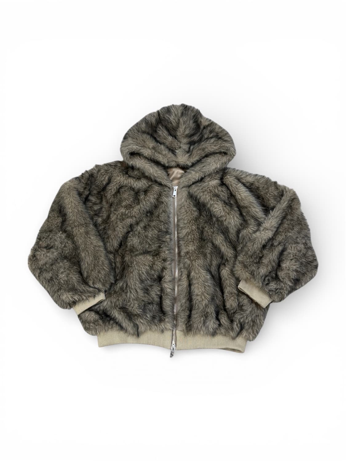 울프 퍼 투웨이 집업 후드 자켓 상품이미지4