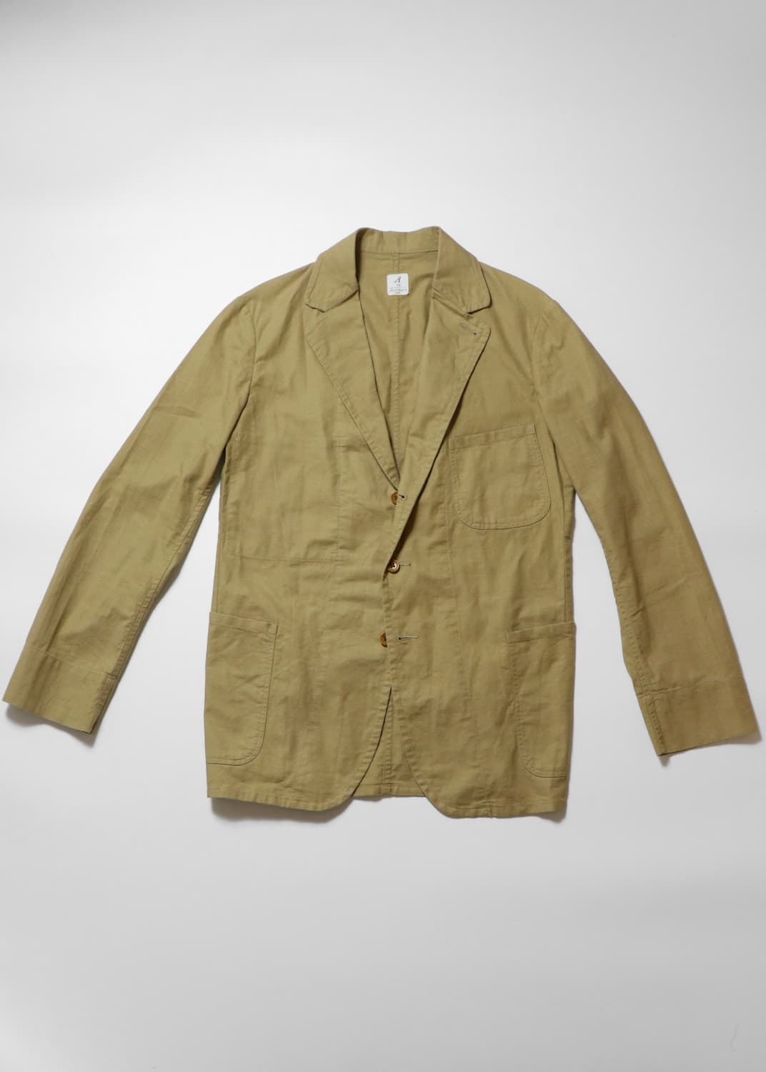 ANATOMICA Cotton 3B Jacket Beig 상품이미지1